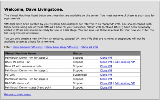 listofvms